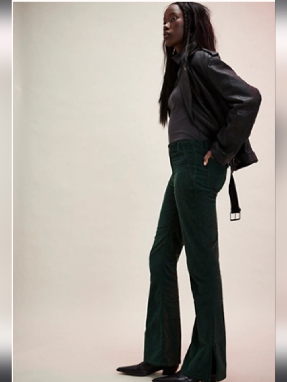 NWT We The Free Level Up Slit Bootcut Cord Pants Sz 32